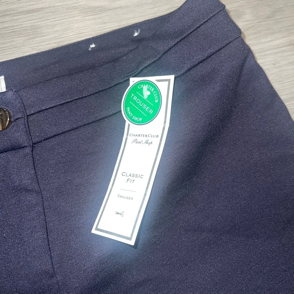 New Charter Club Classic Fit Trouser tummy slimming size 4 - Picture 4 of 5